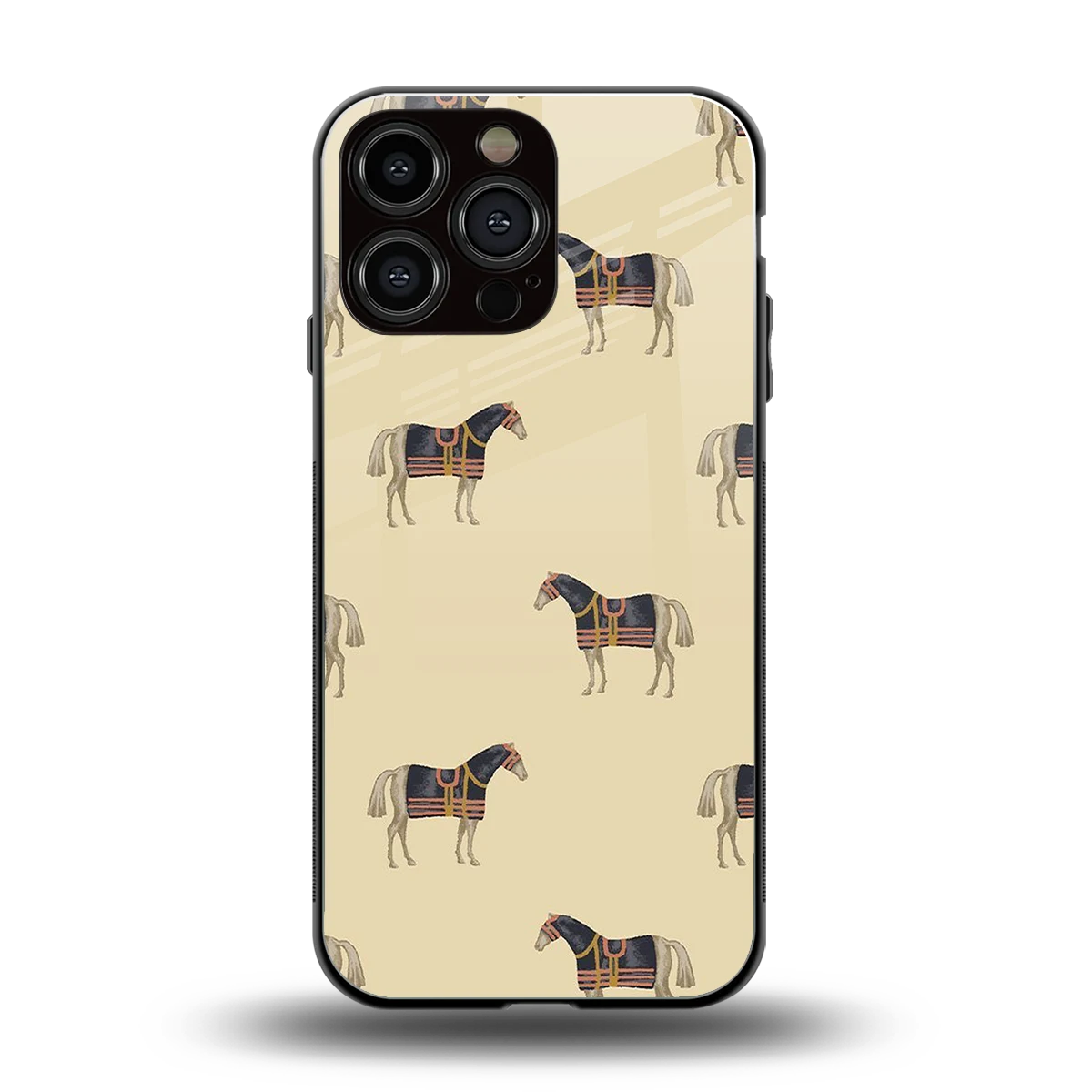 Vintage Rider back phone cover | glass case for iphone 16 pro max