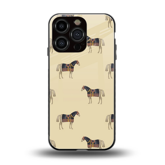 Vintage Rider back phone cover | glass case for iphone 16 pro