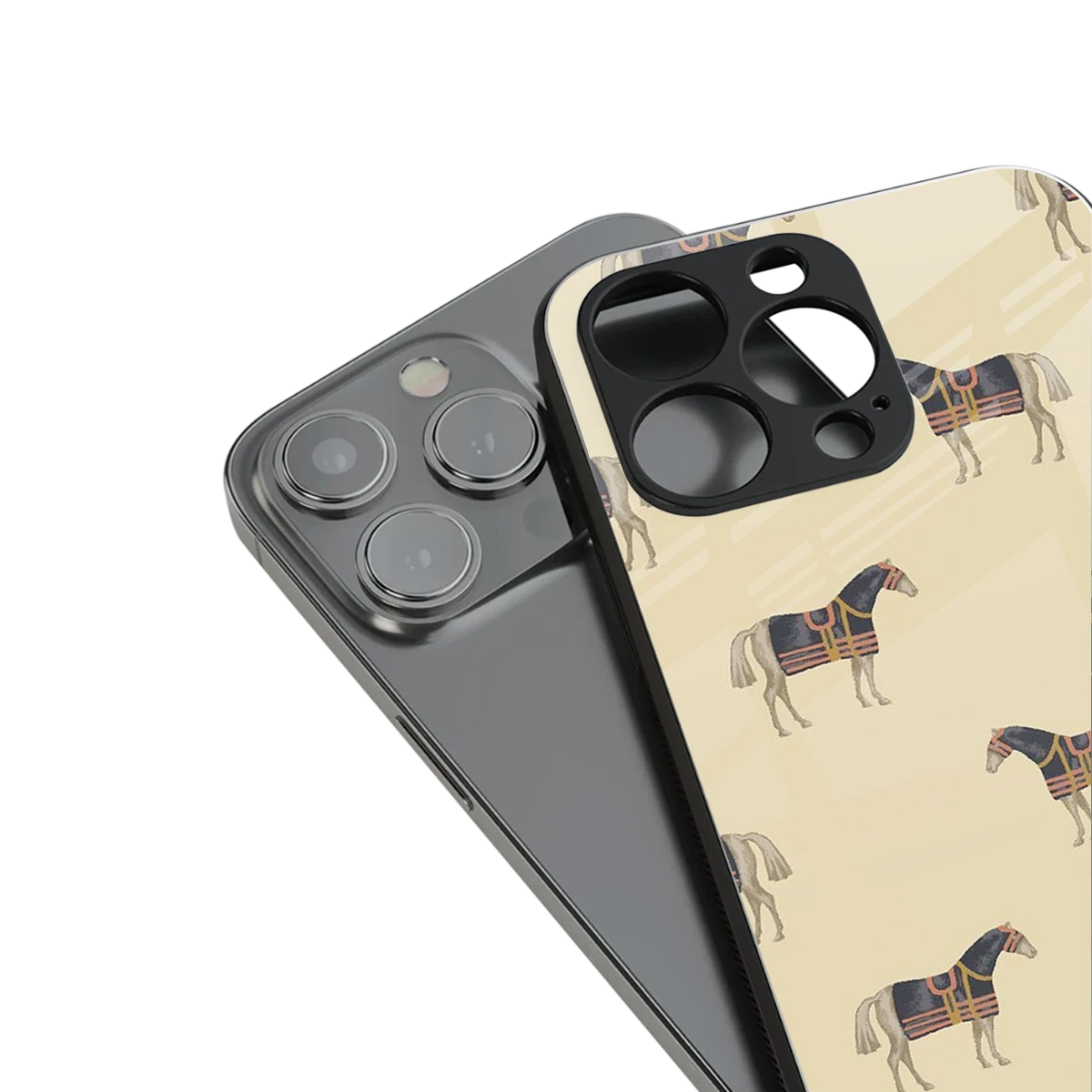 Vintage Rider stylish phone case for iphone 15 pro max | glossy glass and slim fit