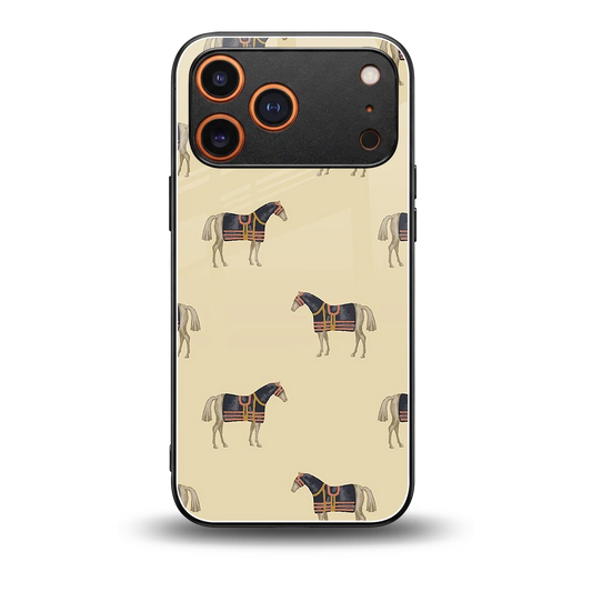 Vintage Rider back phone cover | glass case for iphone 17 pro max