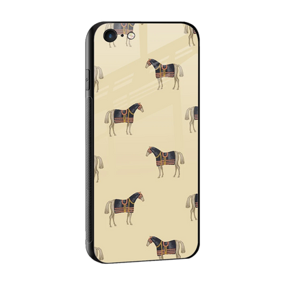 Vintage Rider sleek iphone 6 cover with tempered glass back and TPU edges