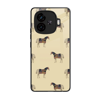 Vintage Rider back phone cover | glass case for iqoo neo 10r 5g
