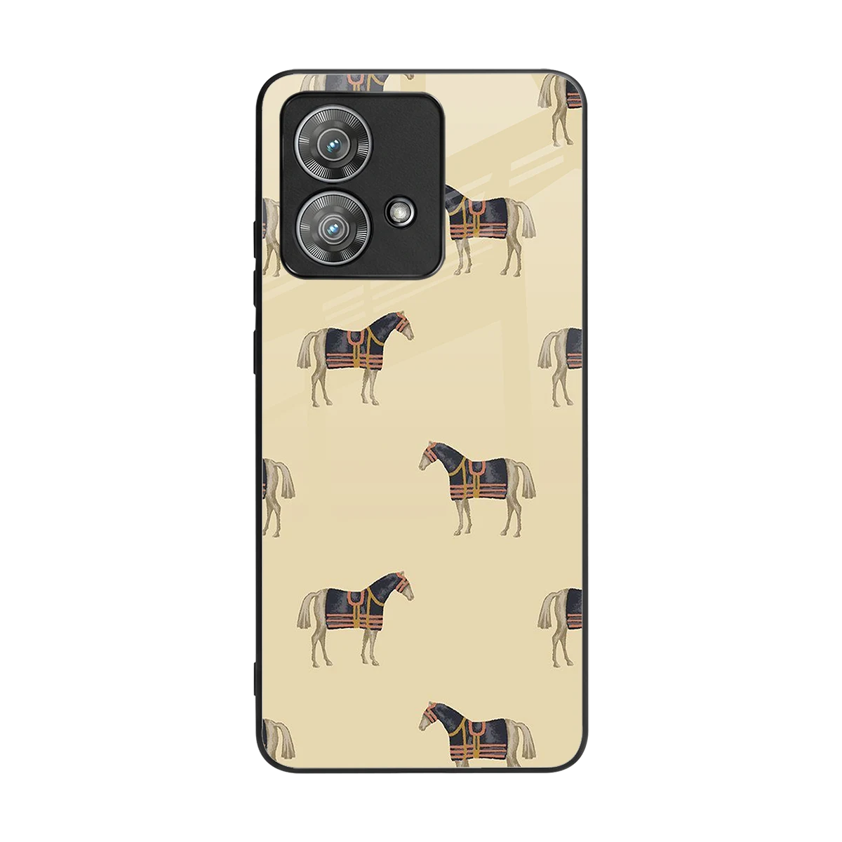 Vintage Rider back phone cover | glass case for motorola edge 40 neo 5g
