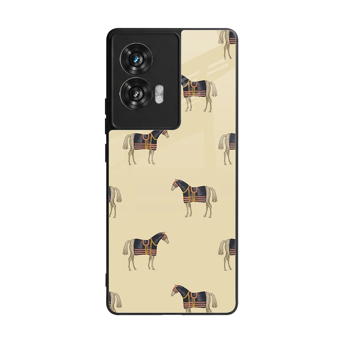 Vintage Rider back phone cover | glass case for motorola edge 50 fusion