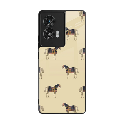 Vintage Rider back phone cover | glass case for motorola edge 50 fusion