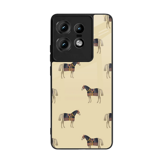 Vintage Rider back phone cover | glass case for motorola edge 50 pro