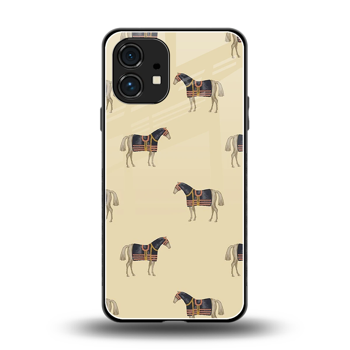 Vintage Rider back phone cover | glass case for nothing phone 1
