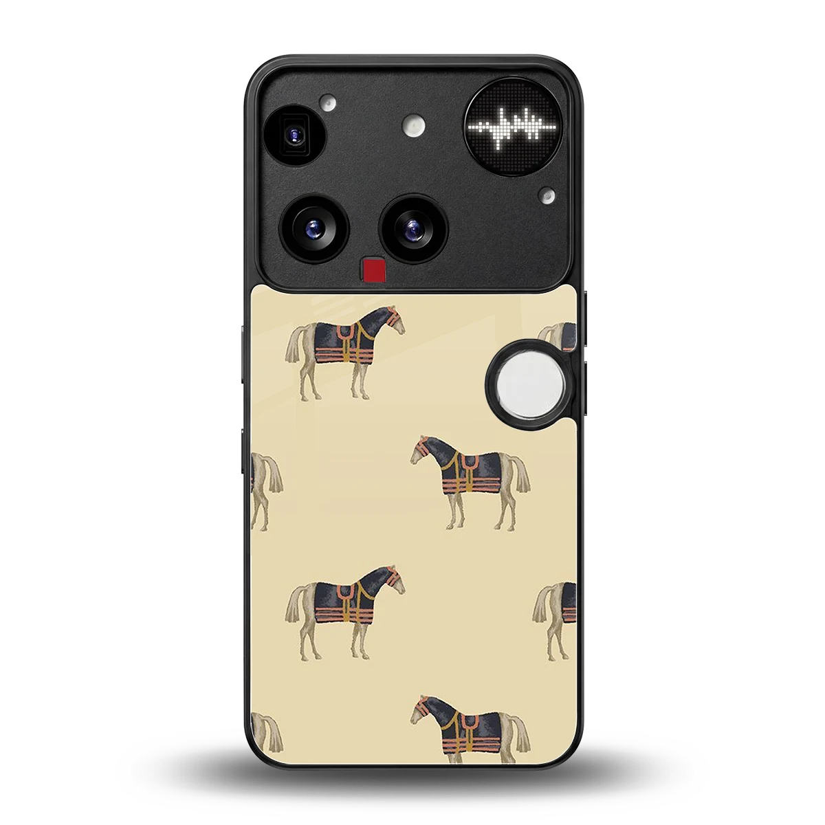 Vintage Rider back phone cover | glass case for nothing phone 3