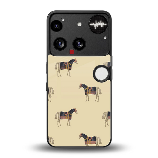 Vintage Rider back phone cover | glass case for nothing phone 3