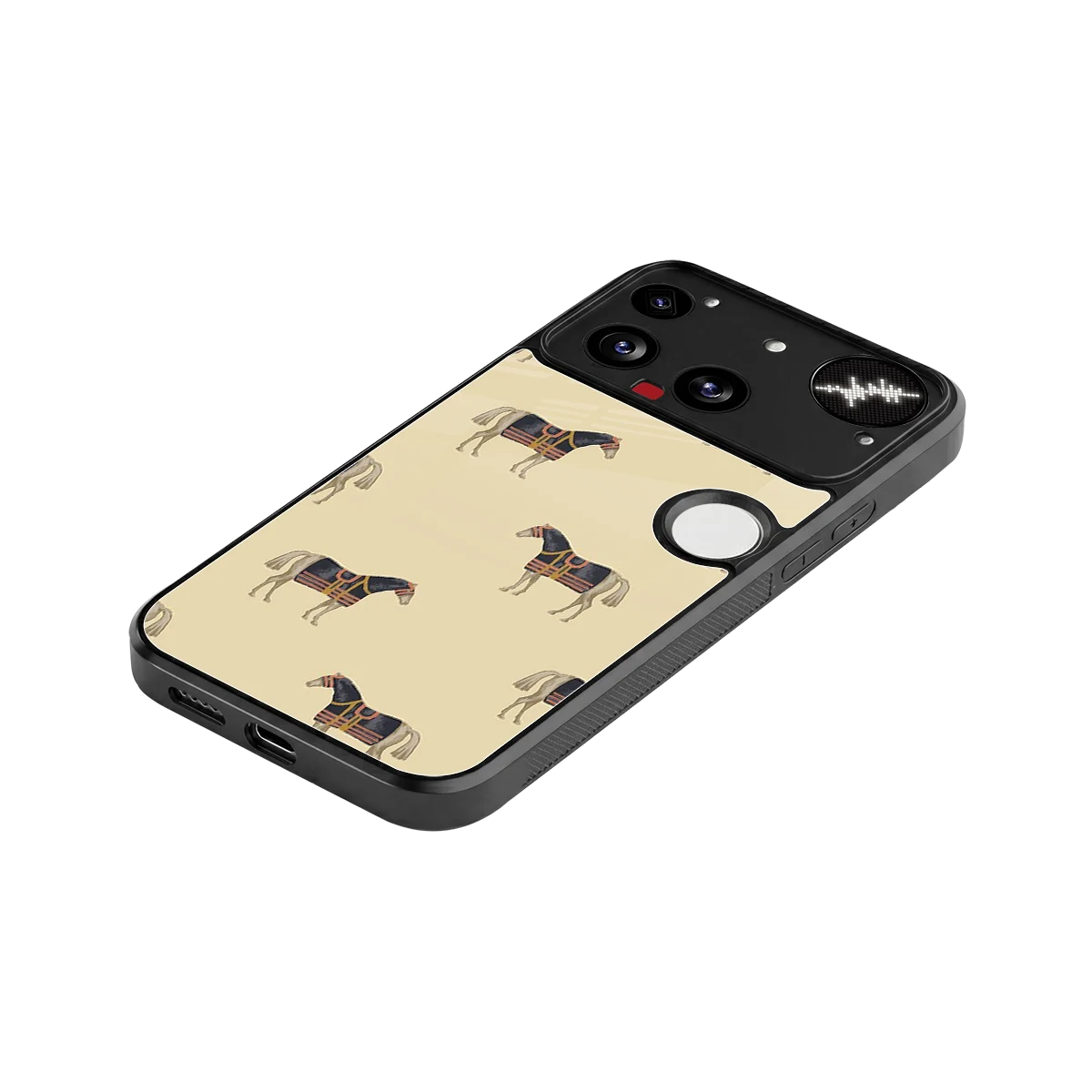 Vintage Rider stylish phone case for nothing phone 3 | glossy glass and slim fit