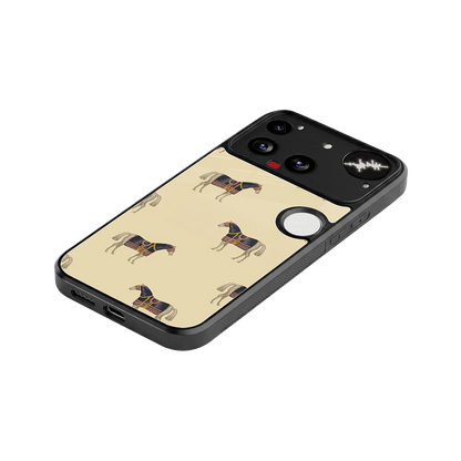 Vintage Rider stylish phone case for nothing phone 3 | glossy glass and slim fit