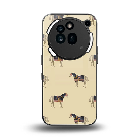 Vintage Rider back phone cover | glass case for nothing phone 3a pro