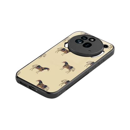 Vintage Rider stylish phone case for nothing phone 3a pro | glossy glass and slim fit