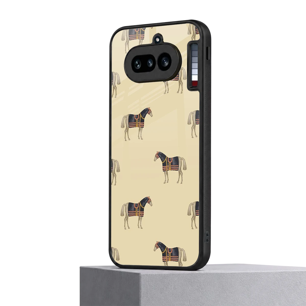 Vintage Rider nothing phone 4a mobile cover | shockproof glass phone case