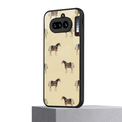 Vintage Rider nothing phone 4a mobile cover | shockproof glass phone case