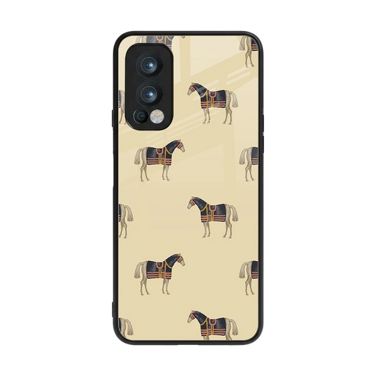 Vintage Rider back phone cover | glass case for oneplus nord 2