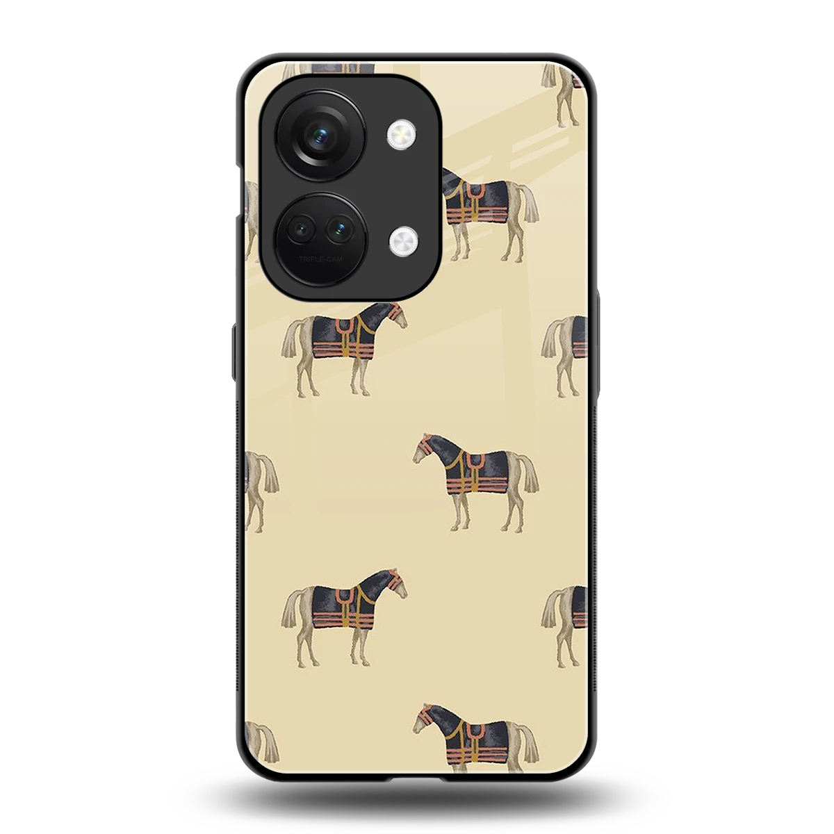 Vintage Rider back phone cover | glass case for oneplus nord 3