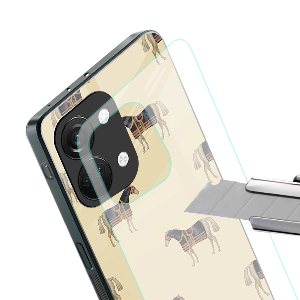 Vintage Rider stylish phone case for oneplus nord 3 | glossy glass and slim fit