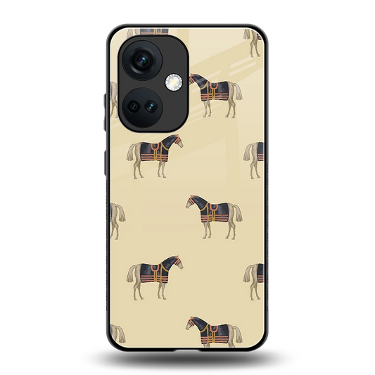 Vintage Rider back phone cover | glass case for oneplus nord ce 3