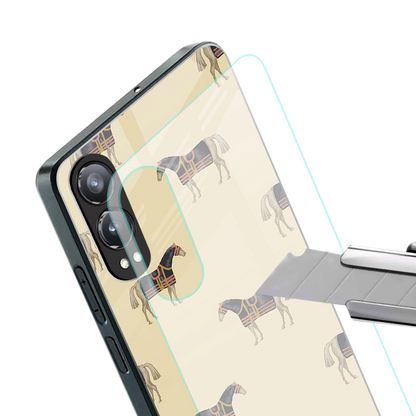 Vintage Rider stylish phone case for oneplus nord ce 4 lite | glossy glass and slim fit