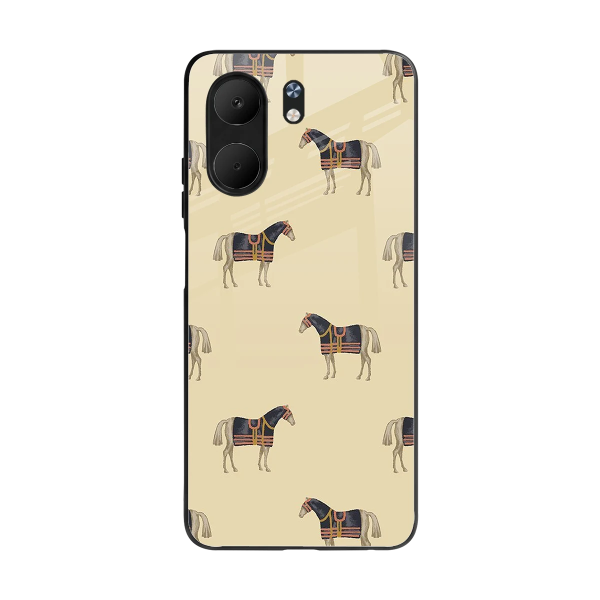 Vintage Rider back phone cover | glass case for oppo a5x 5g