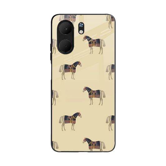 Vintage Rider back phone cover | glass case for oppo a5x 5g