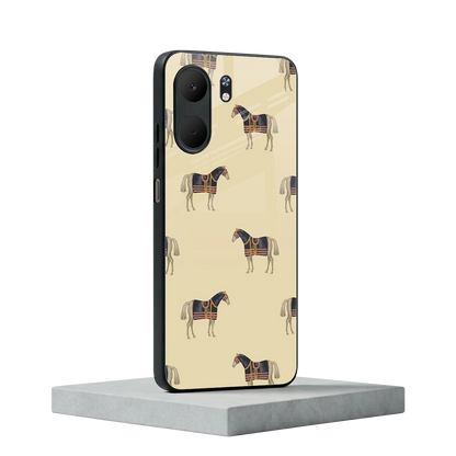 Vintage Rider oppo a5x 5g mobile cover | shockproof glass phone case