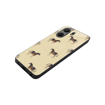 Vintage Rider stylish phone case for oppo a5x 5g | glossy glass and slim fit