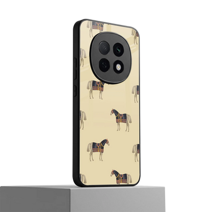 Vintage Rider oppo f29 pro 5g mobile cover | shockproof glass phone case