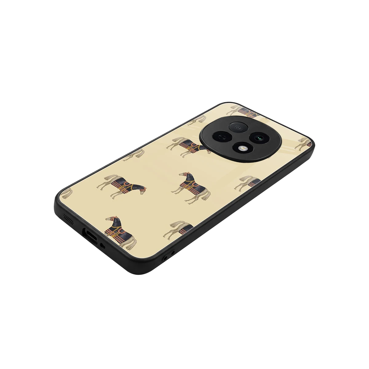 Vintage Rider stylish phone case for oppo f29 pro 5g | glossy glass and slim fit