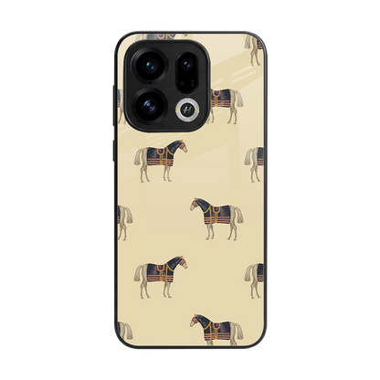 Vintage Rider back phone cover | glass case for oppo find x9