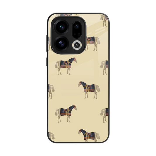 Vintage Rider back phone cover | glass case for oppo find x9