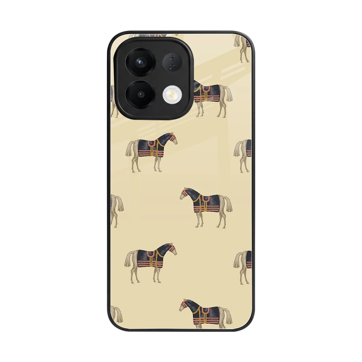 Vintage Rider back phone cover | glass case for oppo k13 5g