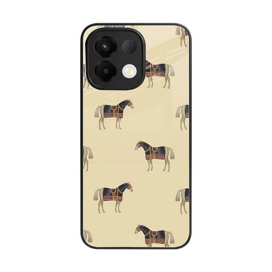 Vintage Rider back phone cover | glass case for oppo k13 5g