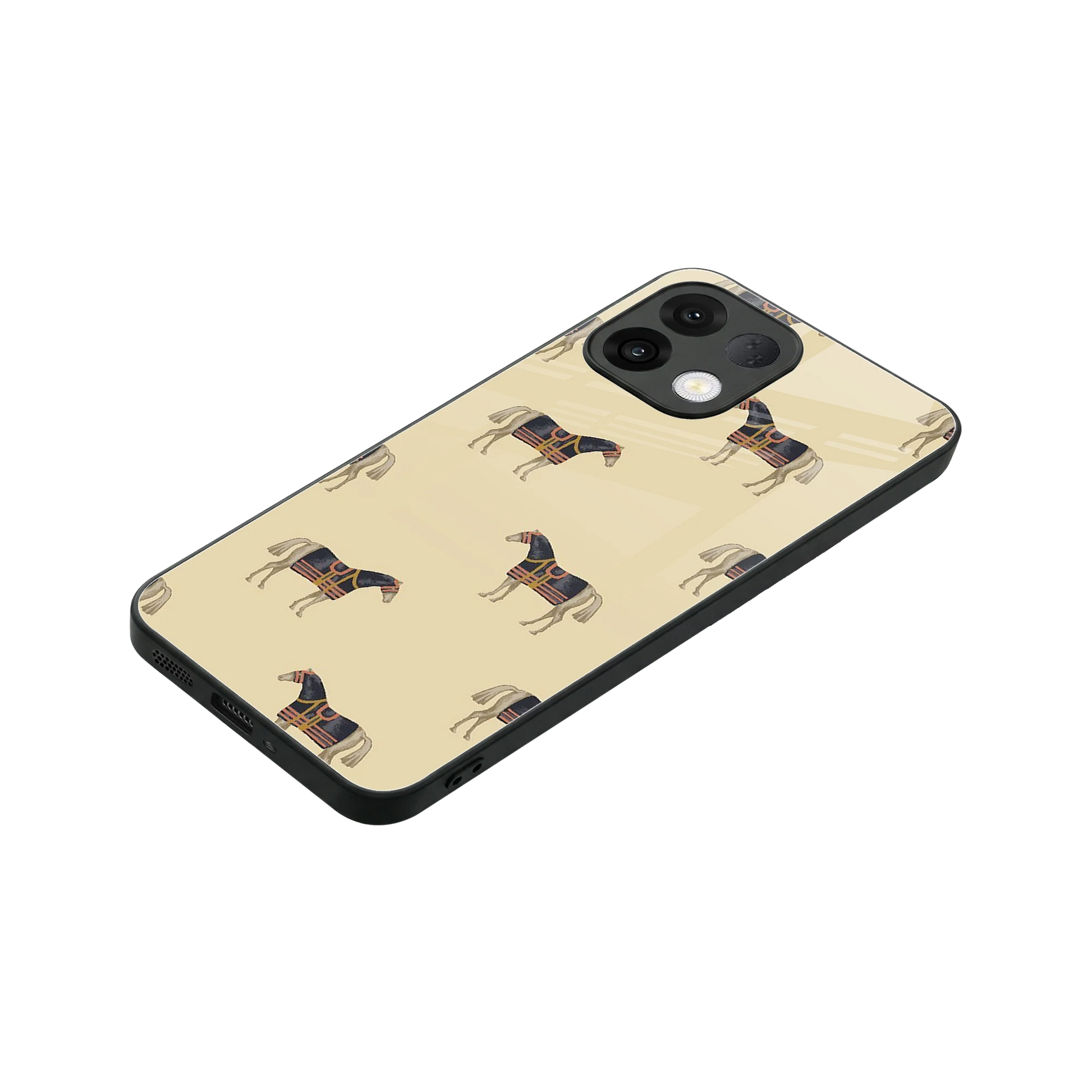Vintage Rider stylish phone case for oppo k13 5g | glossy glass and slim fit