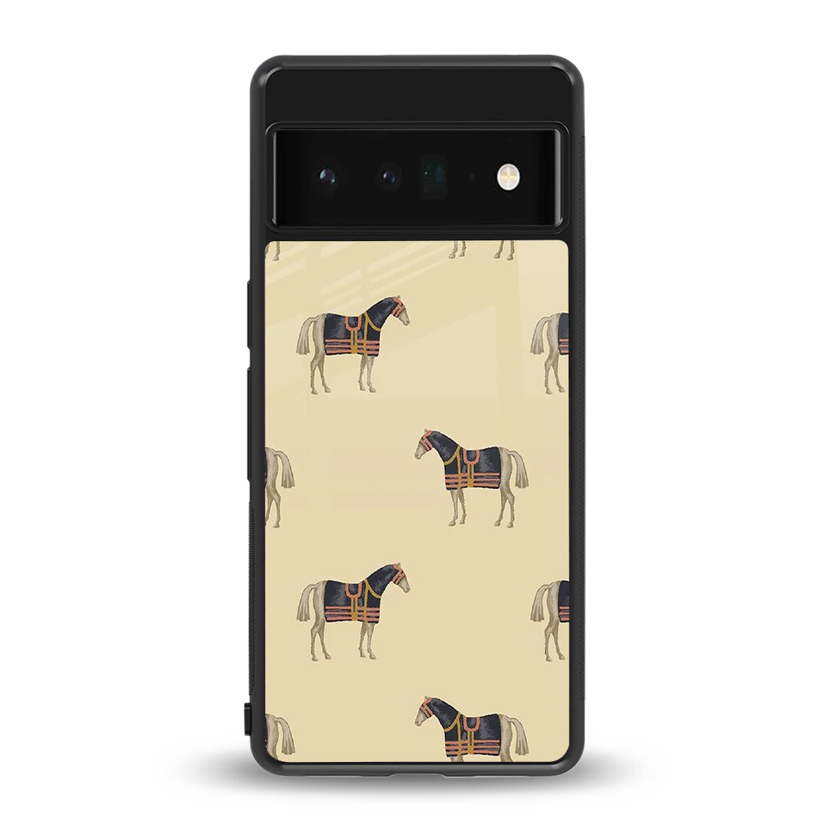 Vintage Rider back phone cover | glass case for google pixel 6 pro