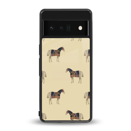 Vintage Rider back phone cover | glass case for google pixel 6 pro