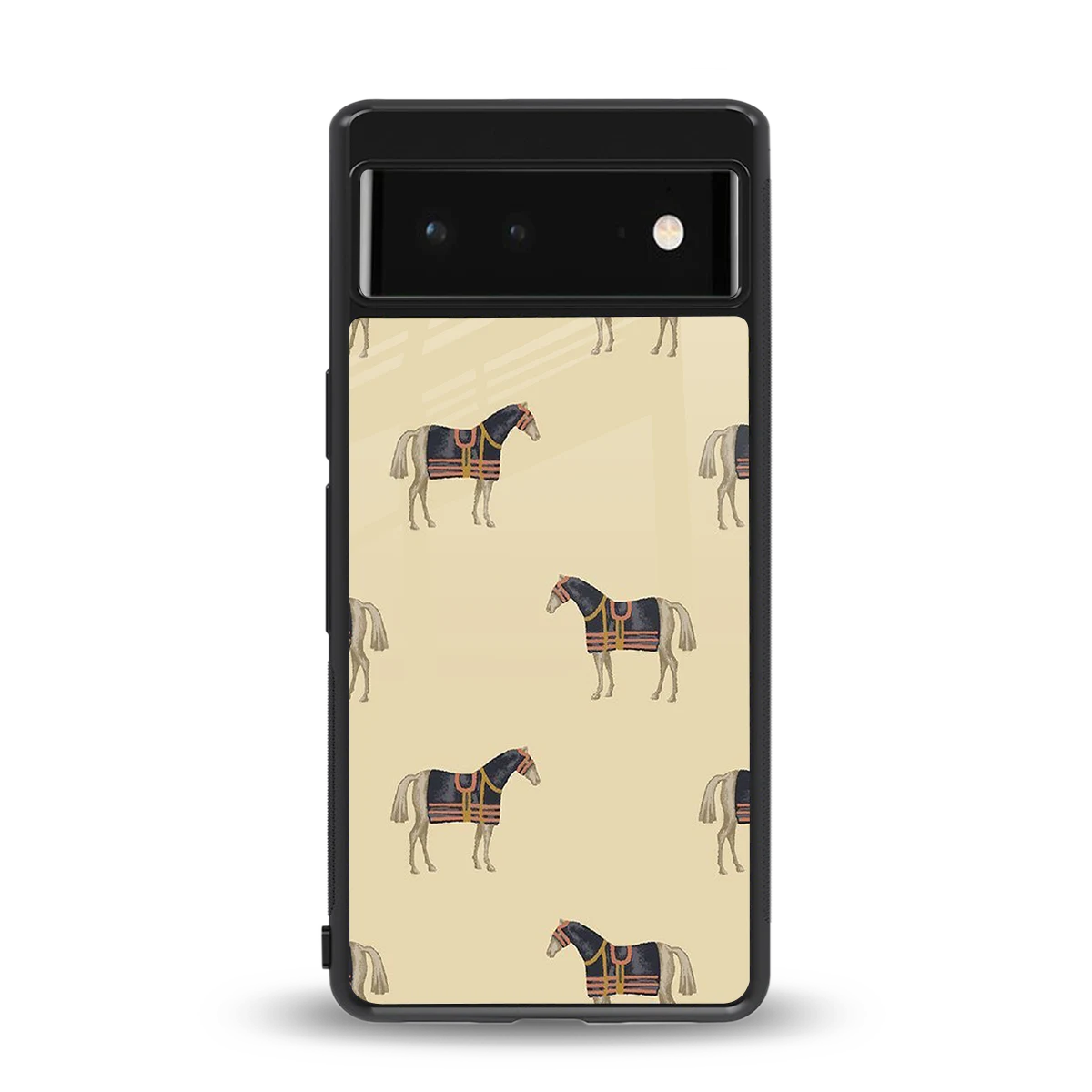 Vintage Rider back phone cover | glass case for google pixel 6a
