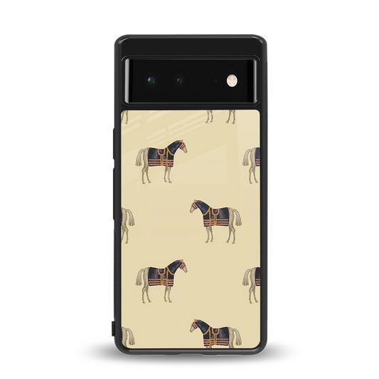 Vintage Rider back phone cover | glass case for google pixel 6a