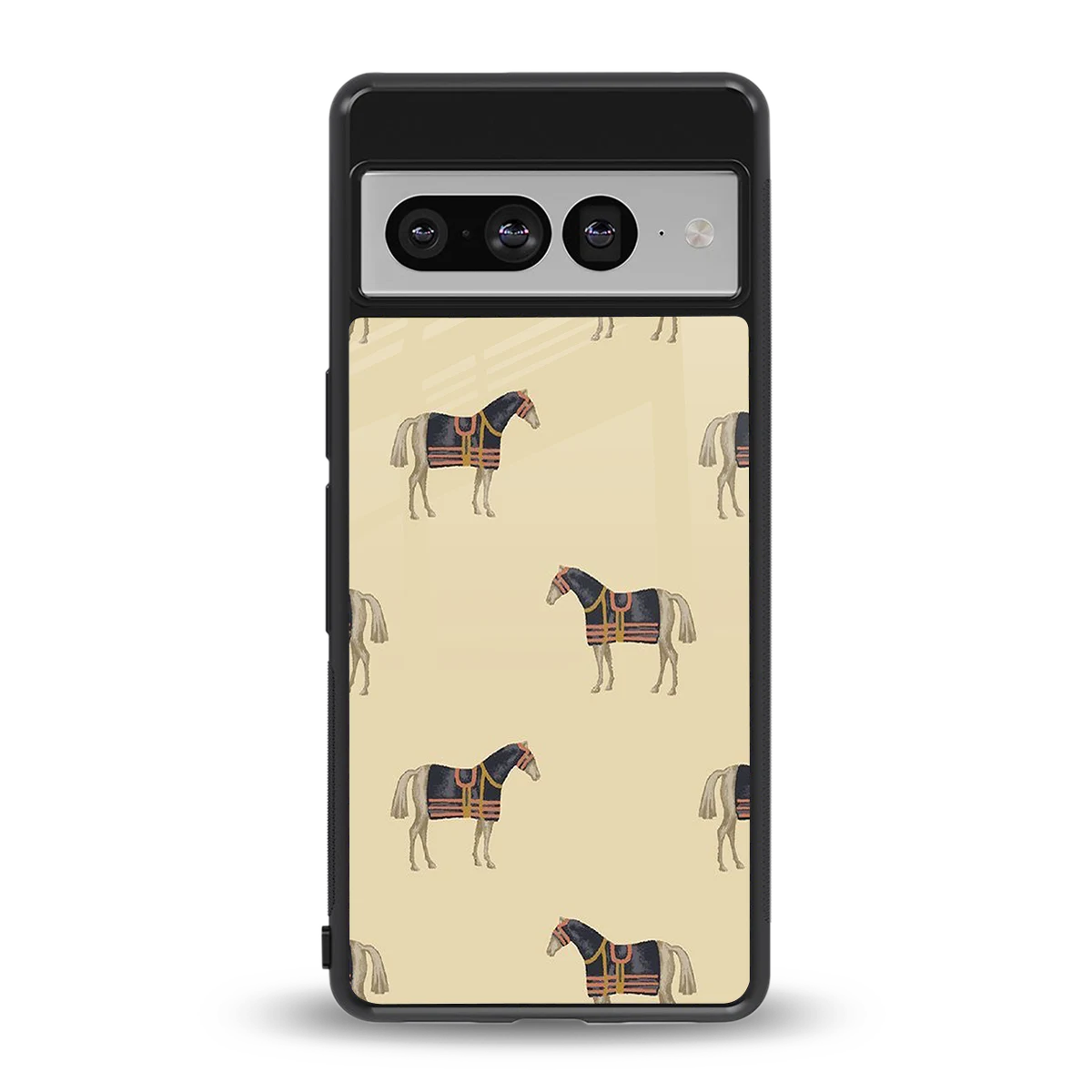 Vintage Rider back phone cover | glass case for google pixel 7 pro
