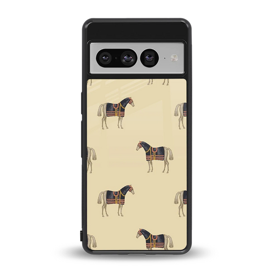 Vintage Rider back phone cover | glass case for google pixel 7 pro