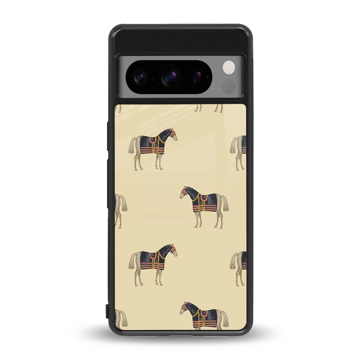 Vintage Rider back phone cover | glass case for google pixel 8 pro