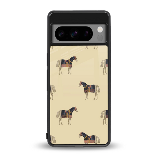 Vintage Rider back phone cover | glass case for google pixel 8 pro