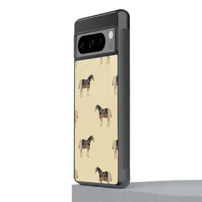 Vintage Rider stylish phone case for google pixel 8 pro | glossy glass and slim fit