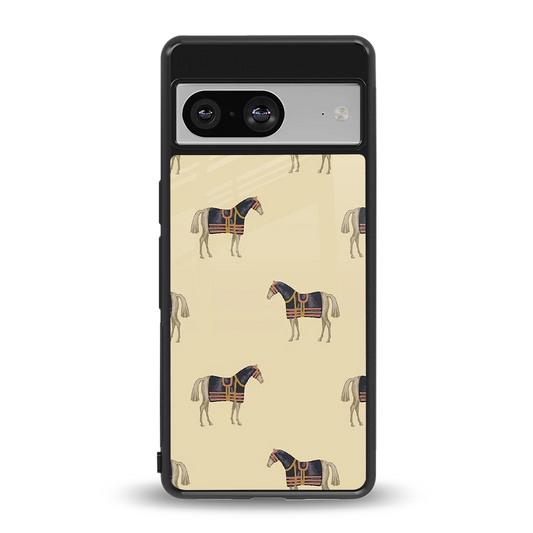 Vintage Rider back phone cover | glass case for google pixel 8