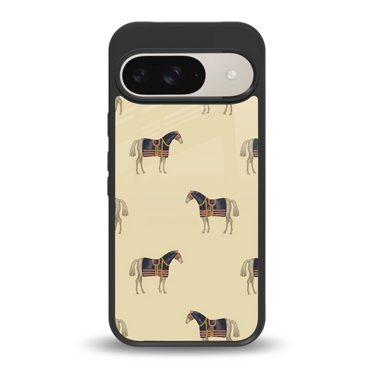 Vintage Rider back phone cover | glass case for google pixel 9