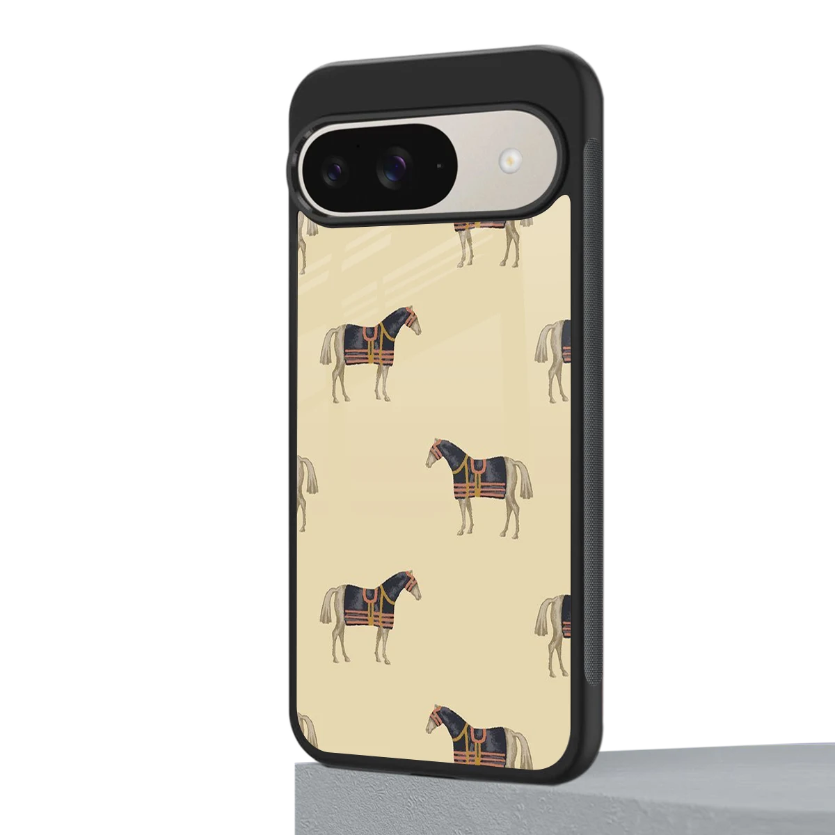Vintage Rider google pixel 9 mobile cover | shockproof glass phone case