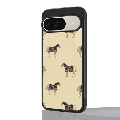 Vintage Rider google pixel 9 mobile cover | shockproof glass phone case