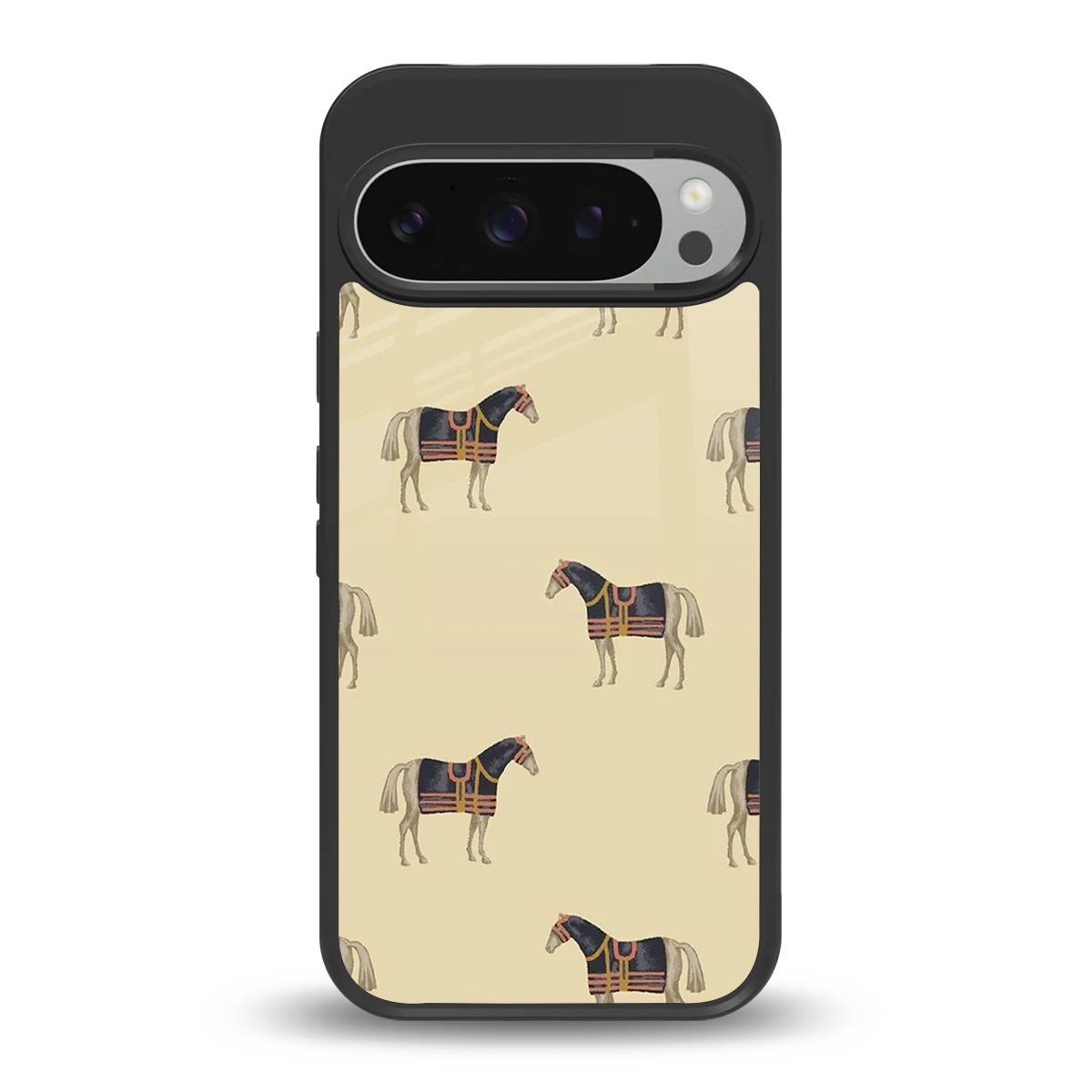 Vintage Rider back phone cover | glass case for google pixel 9 pro xl