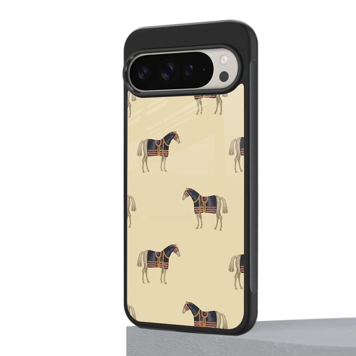 Vintage Rider google pixel 9 pro mobile cover | shockproof glass phone case